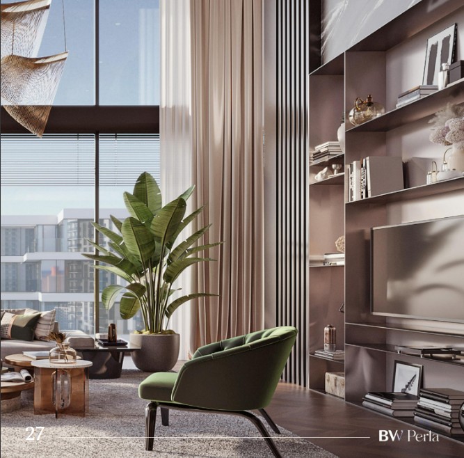 BW PERLA – Beograd na vodi. Stan sa 3 spavaće sobe i direktnim pogledom na rijeku.